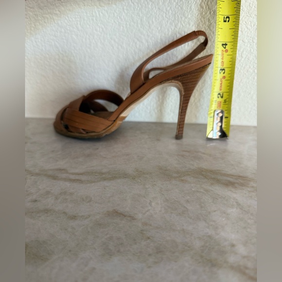 Manolo Blahnik Rancio Brown Leather Sandals Heels & Dust Bag Size 35 EU / 5 US - Picture 15 of 15